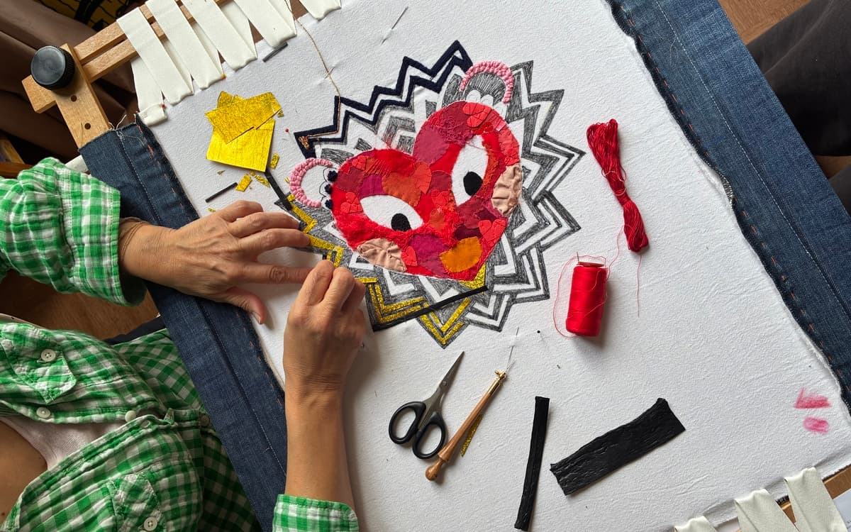 Illustration de l'événement : Broderie participative avec Juliette Le roux