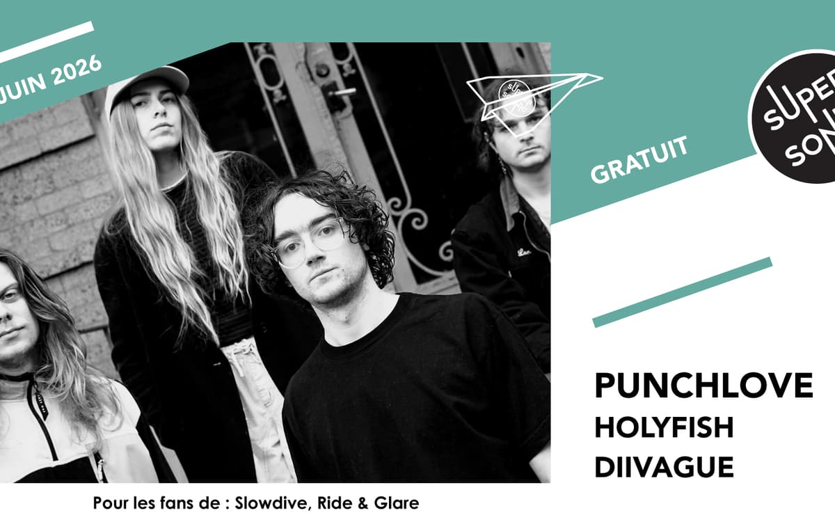 Illustration de l'événement : Punchlove • Holyfish • Diivague