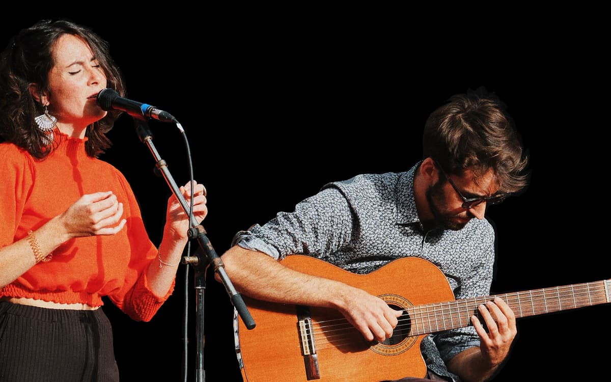Illustration de l'événement : Azilis Esnault & Romain Salmon en concert Cool jazz for quiet dreams au 38Riv Jazz Club