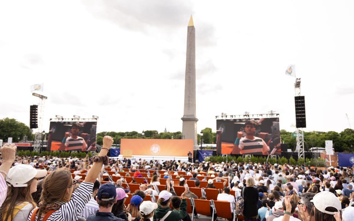 Illustration de l'événement : Roland-Garros réinvestit la place de la Concorde !