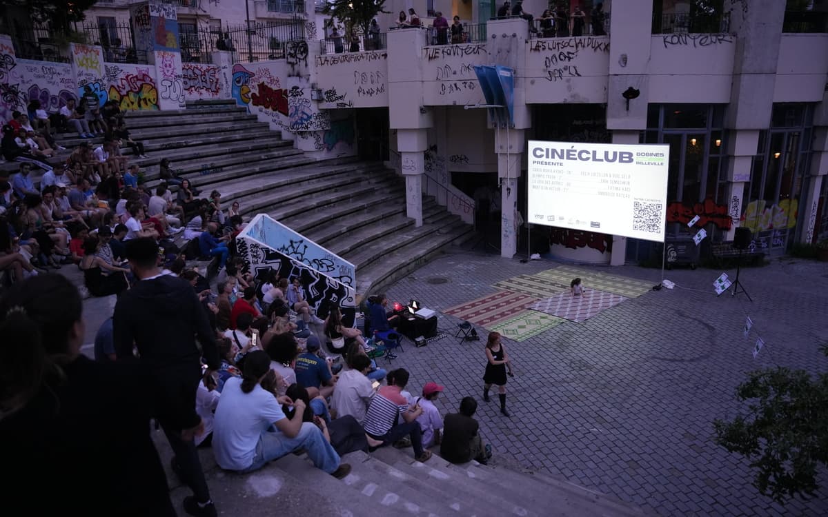 Illustration de l'événement : Projection de courts-métrages en plein air - Les Bobines de Belleville