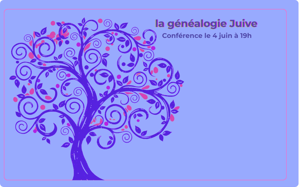 Illustration de l'événement : La généalogie juive - Conférence.