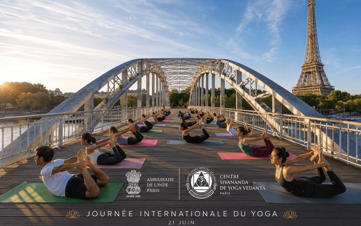 Illustration de l'événement : Journée internationale du yoga avec le centre Sivananda