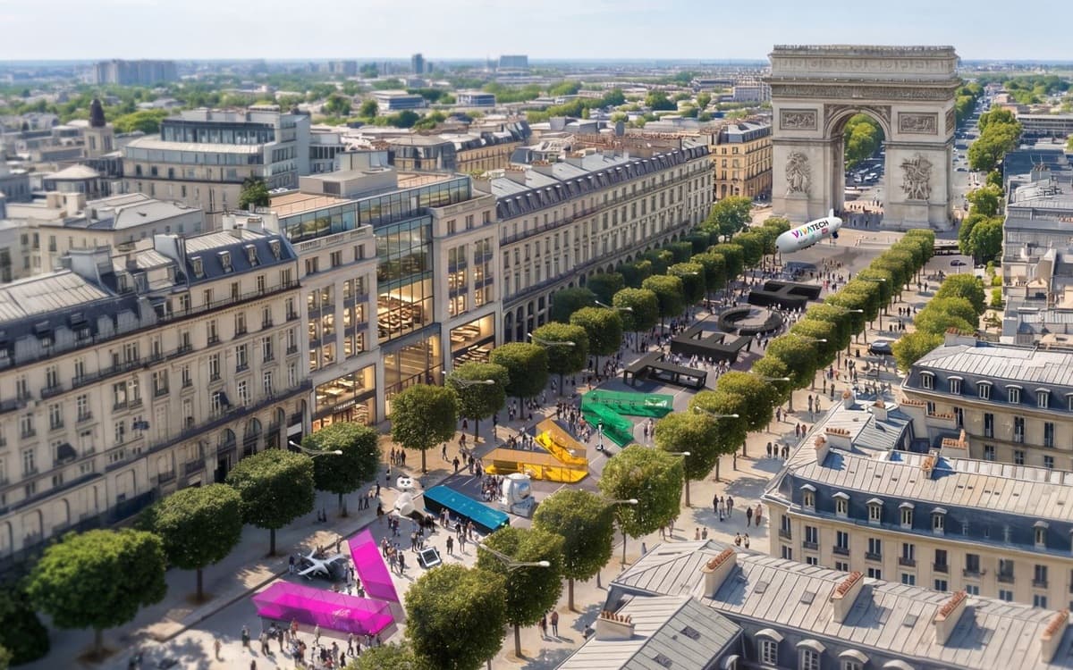 Illustration de l'événement : VivaTech 2026 investit les Champs-Elysées gratuitement en juin