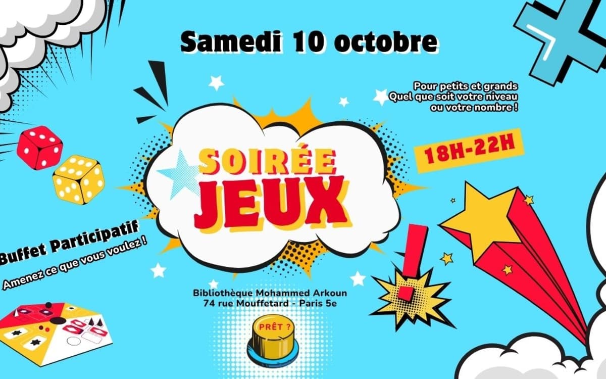 Illustration de l'événement : Soirée jeux de société