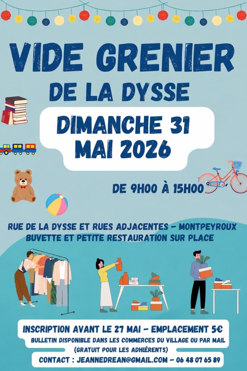 Illustration de l'événement : VIDE GRENIER DE LA DYSSE