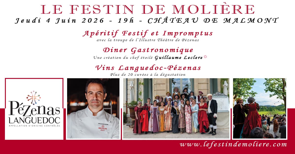 Illustration de l'événement : SIXIÈME ÉDITION DU FESTIN DE MOLIÈRE