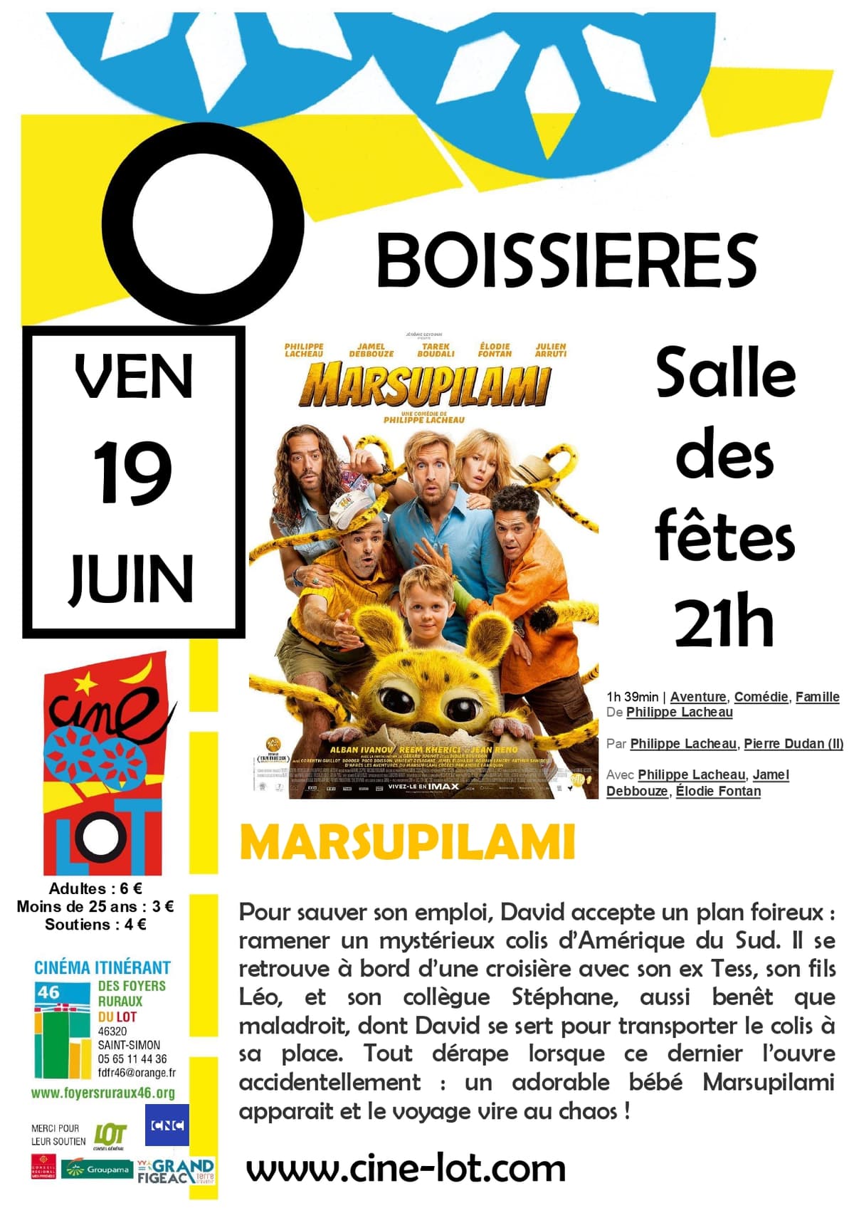 Illustration de l'événement : Ciné-Lot : "Marsupilami"