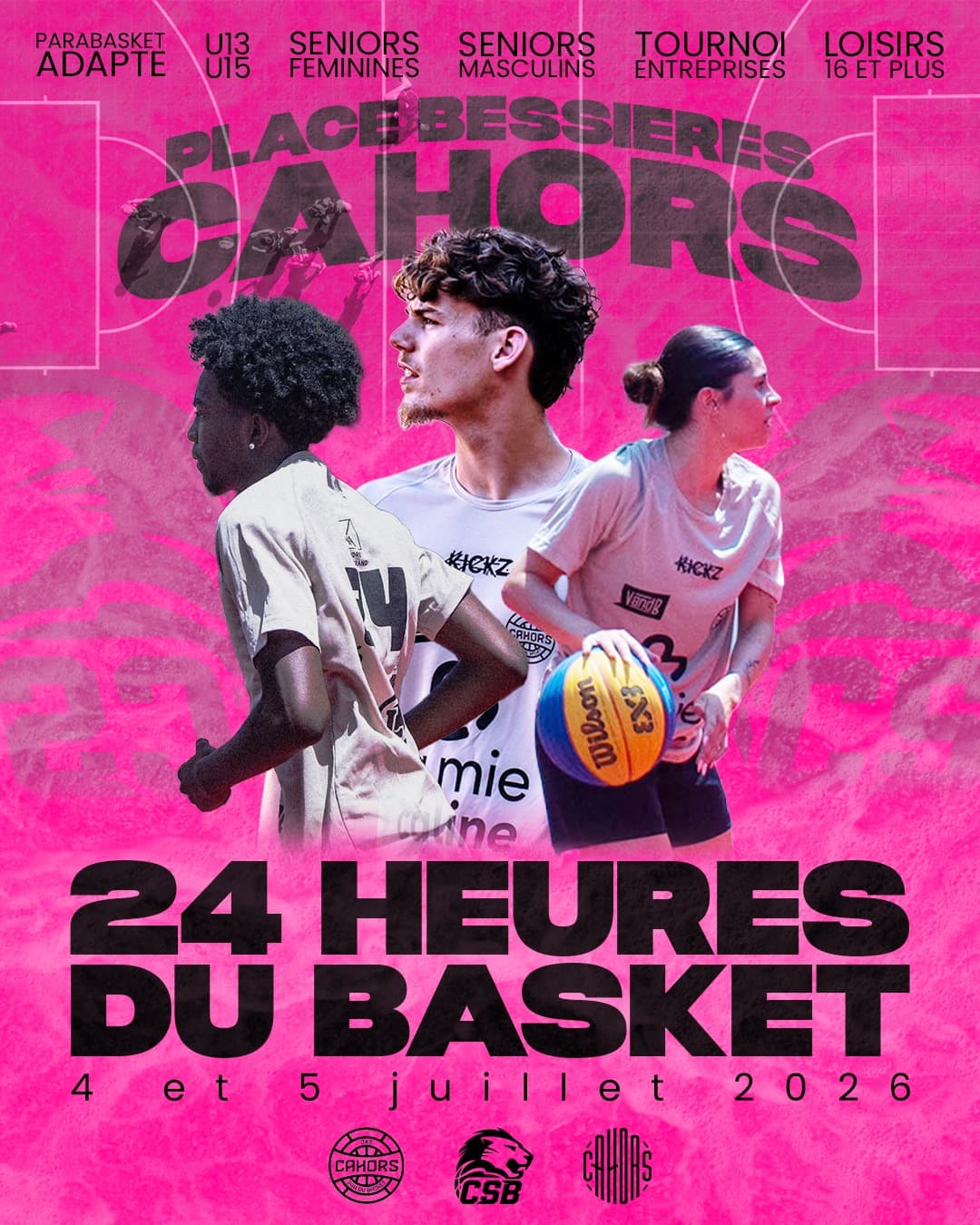Illustration de l'événement : Les 24 heures du Basket de Cahors