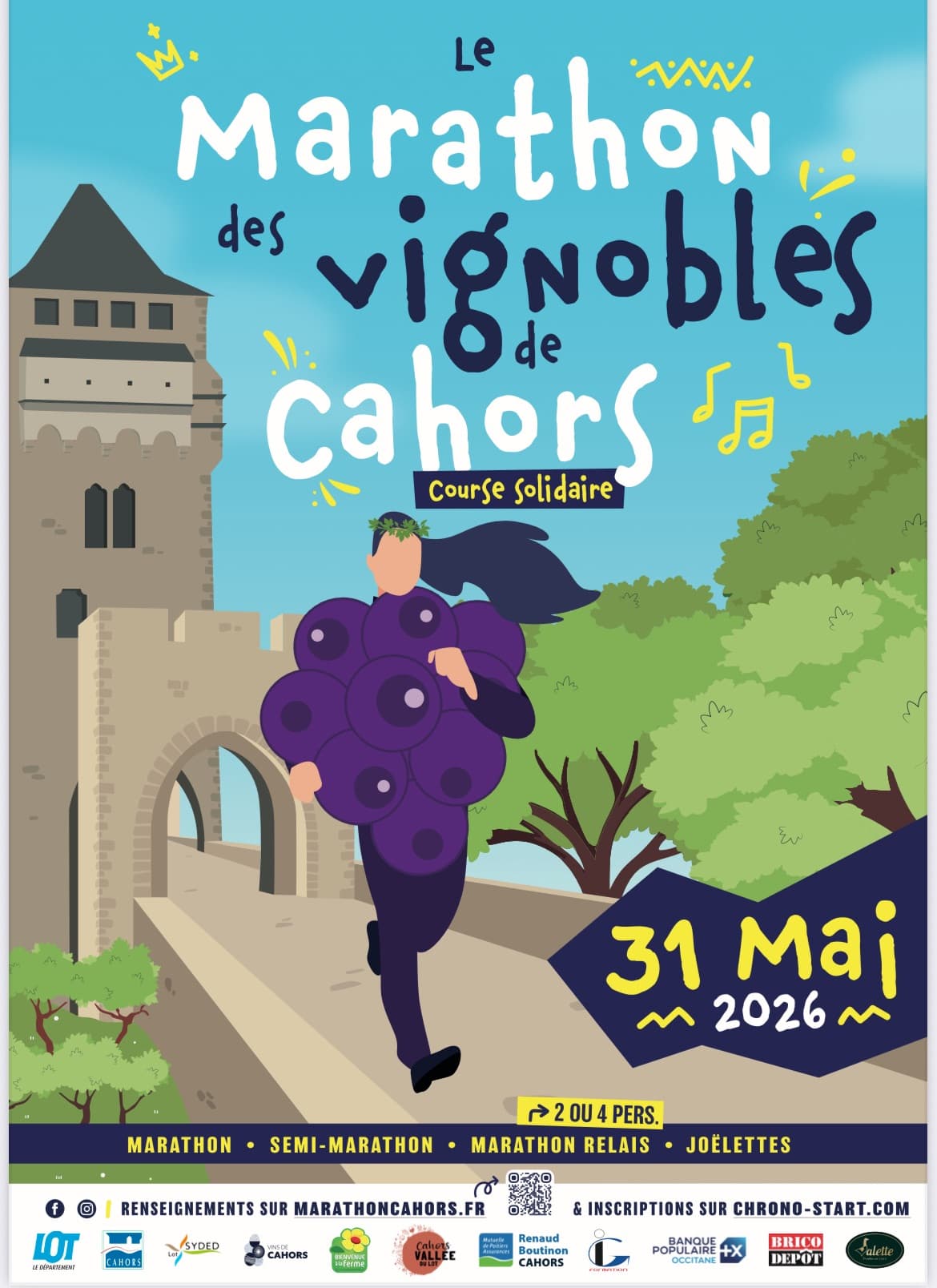 Illustration de l'événement : Marathon des vignobles de Cahors