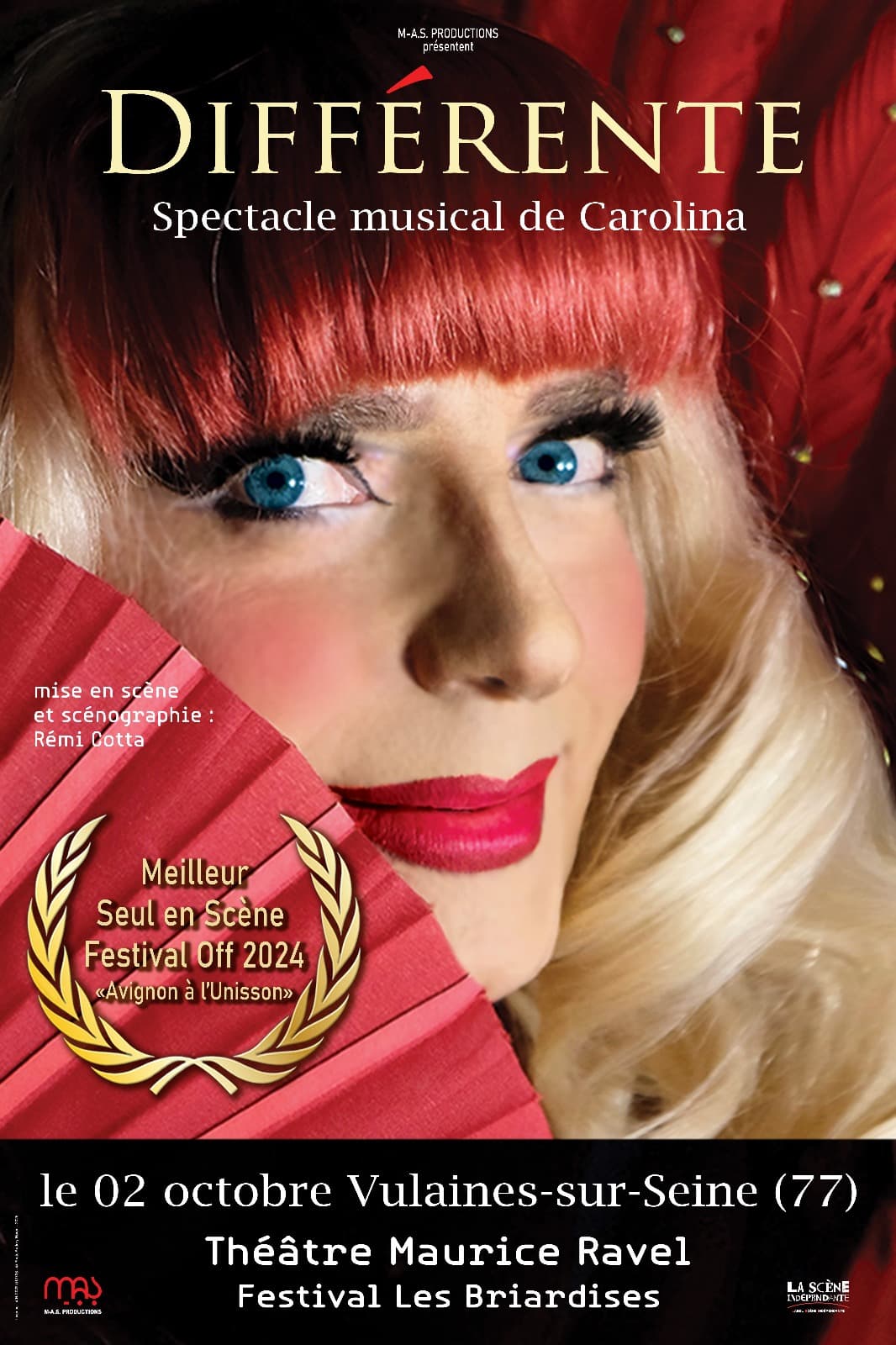 Illustration de l'événement : Café Théâtre Côté Rocher - Carolina dans "Différente"
