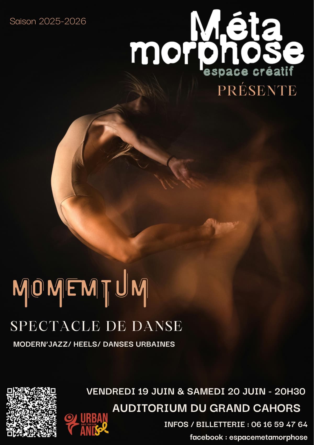 Illustration de l'événement : Momentum : spectacle de danse à l'Auditorium du Grand Cahors