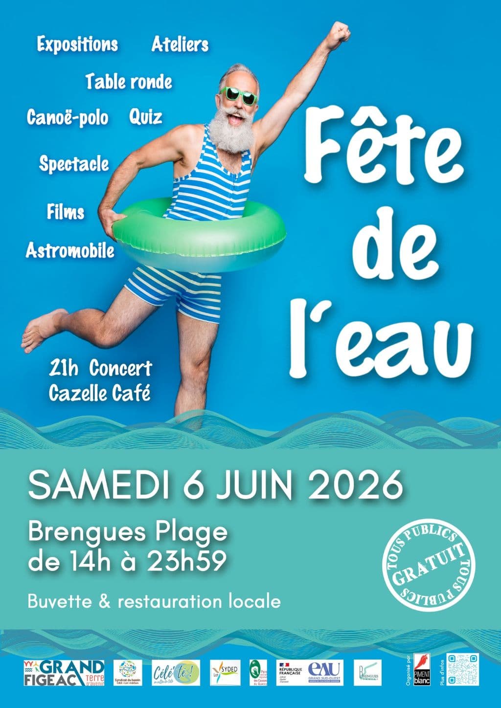 Illustration de l'événement : Célé'té en vallée du célé  : fête de l'eau à Brengues !
