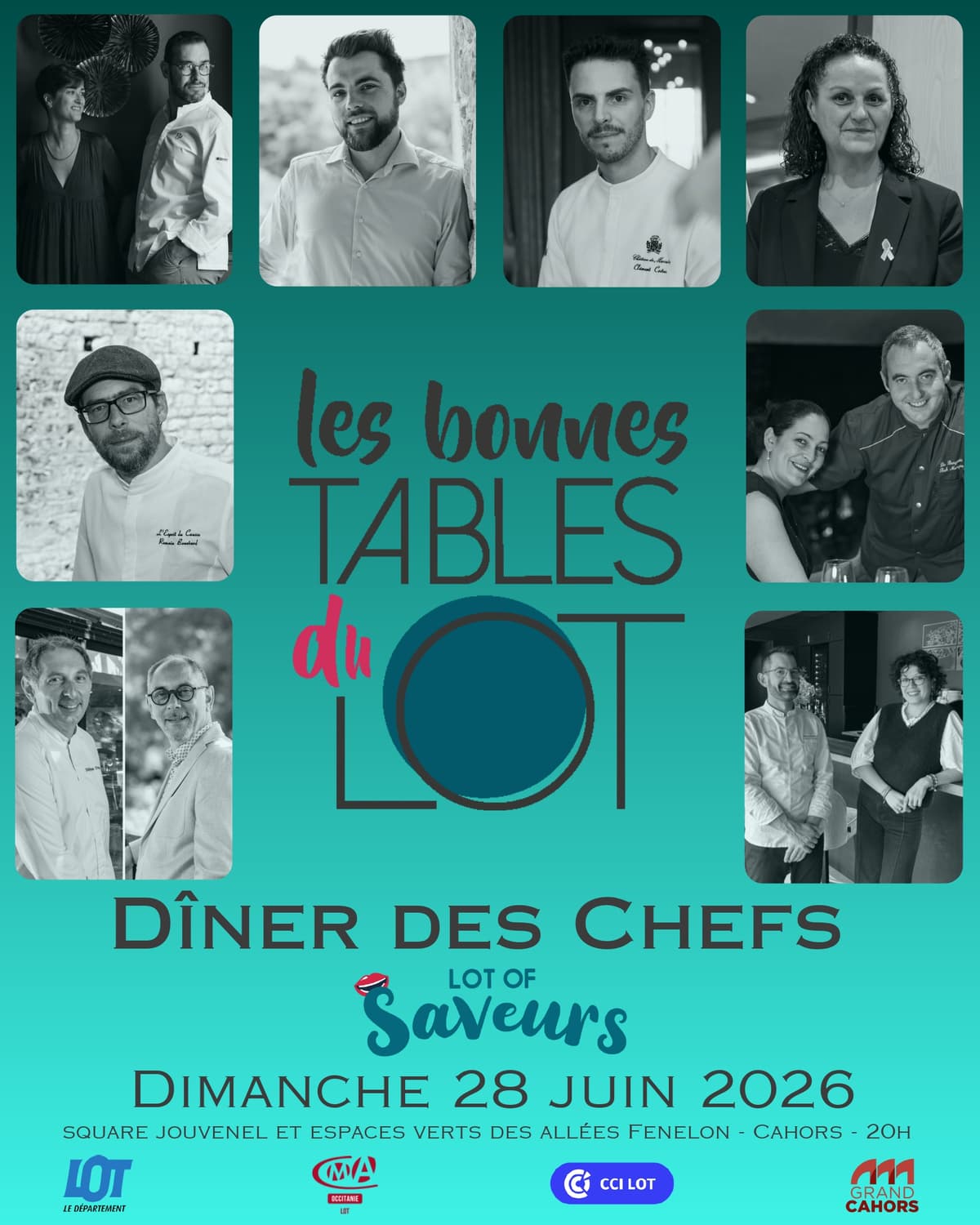 Illustration de l'événement : Lot of Saveurs : Le Grand Dîner des Bonnes Tables du Lot