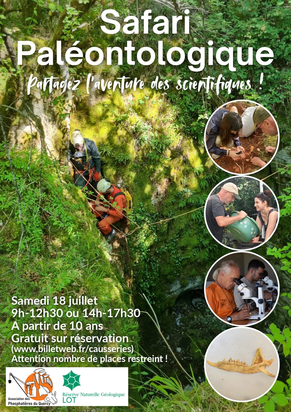 Illustration de l'événement : Safari paléontologique
