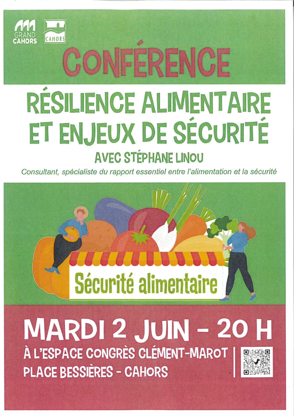 Illustration de l'événement : Conférence : résilience alimentaire et enjeux de sécurité