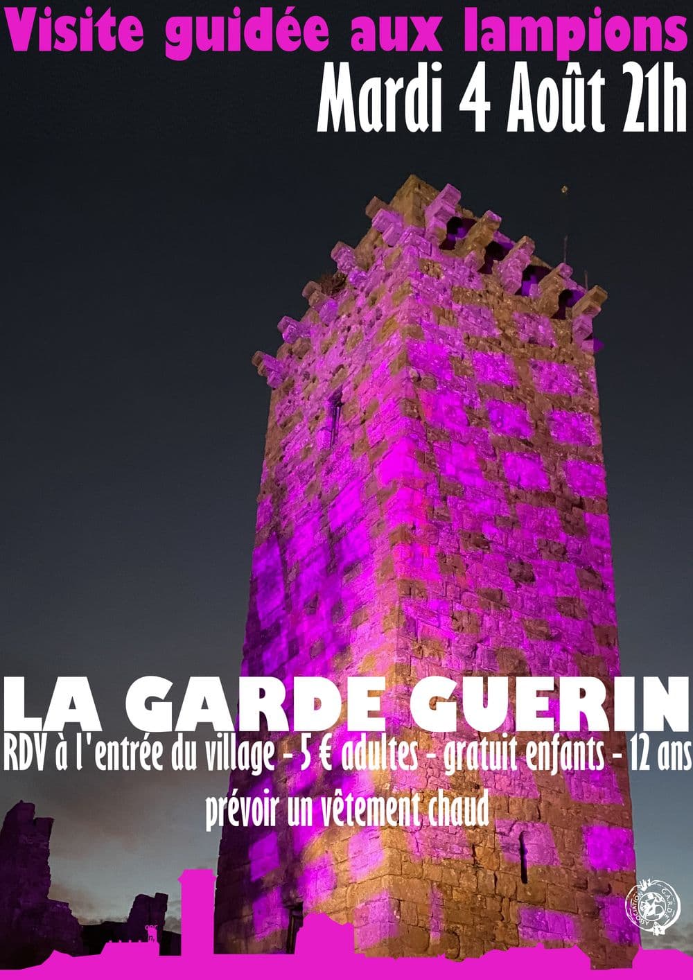Illustration de l'événement : VISITE AUX LAMPIONS DE LA GARDE-GUÉRIN