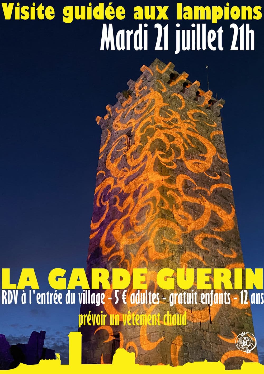 Illustration de l'événement : VISITE AUX LAMPIONS DE LA GARDE-GUÉRIN