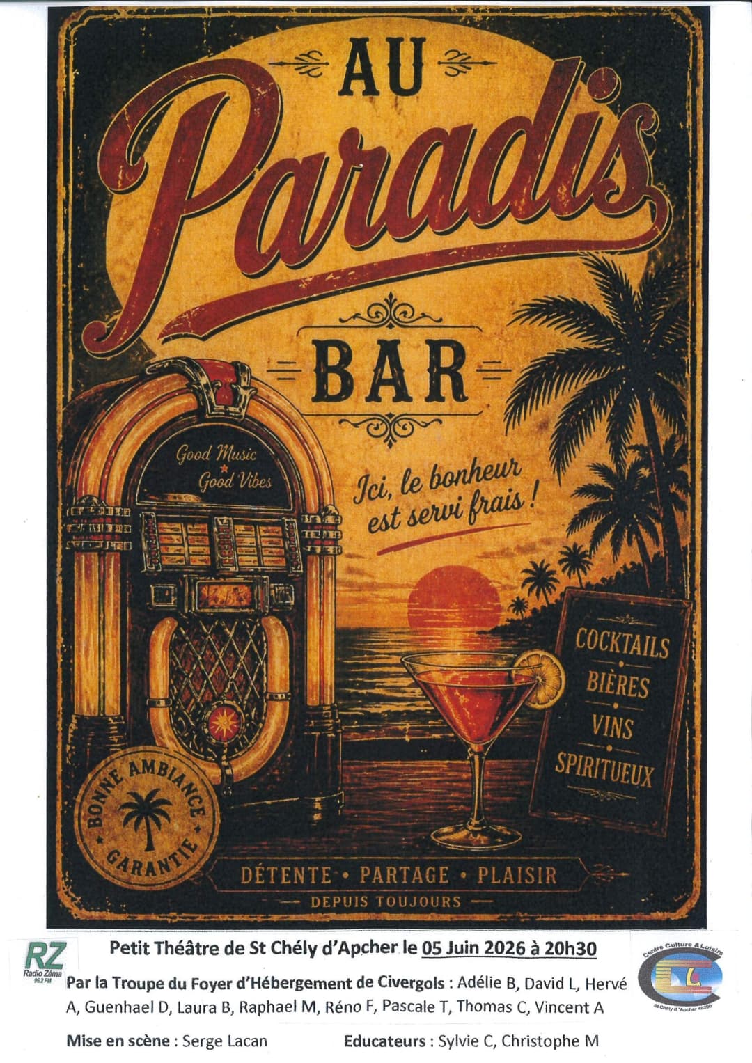 Illustration de l'événement : AU PARADIS BAR