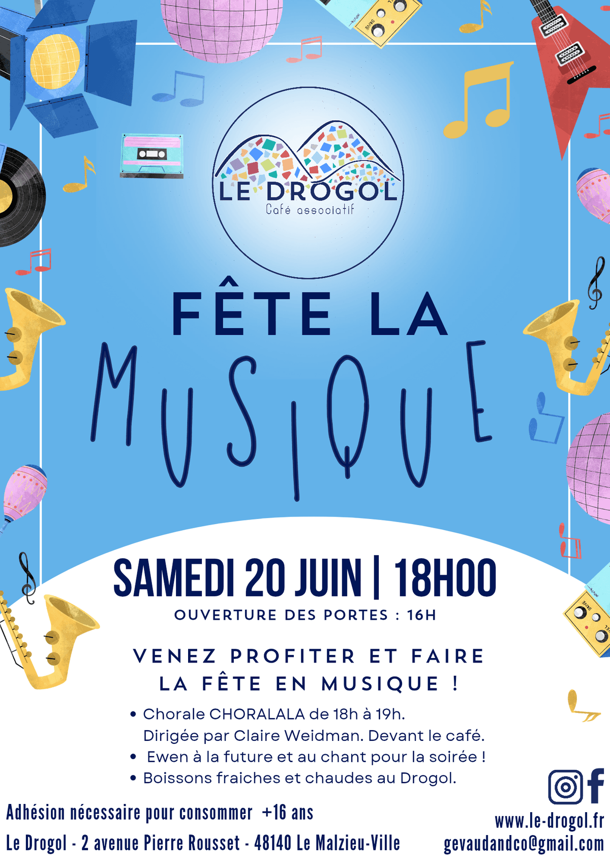 Illustration de l'événement : FÊTE DE LA MUSIQUE AU DROGOL