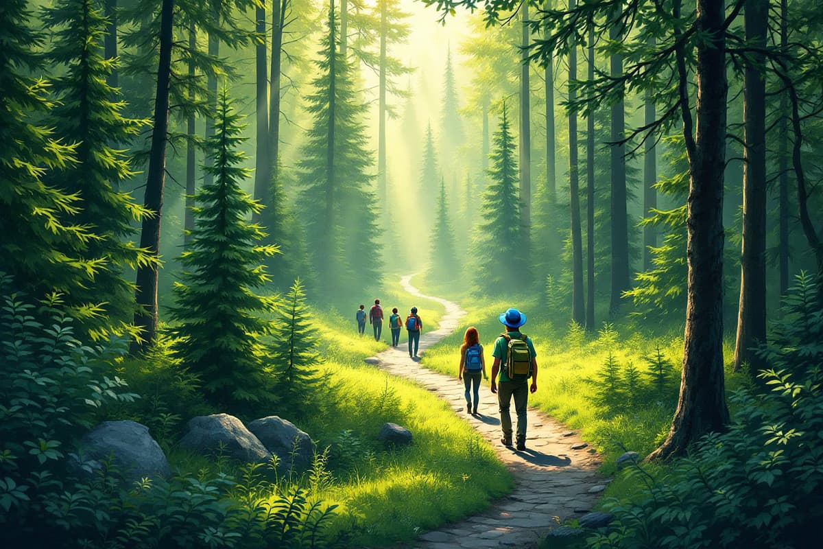 Illustration de l'événement : SORTIE NATURE EN FORÊT : FAUNE, FLORE AU CRÉPUSCULE ET PIQUE-NIQUE