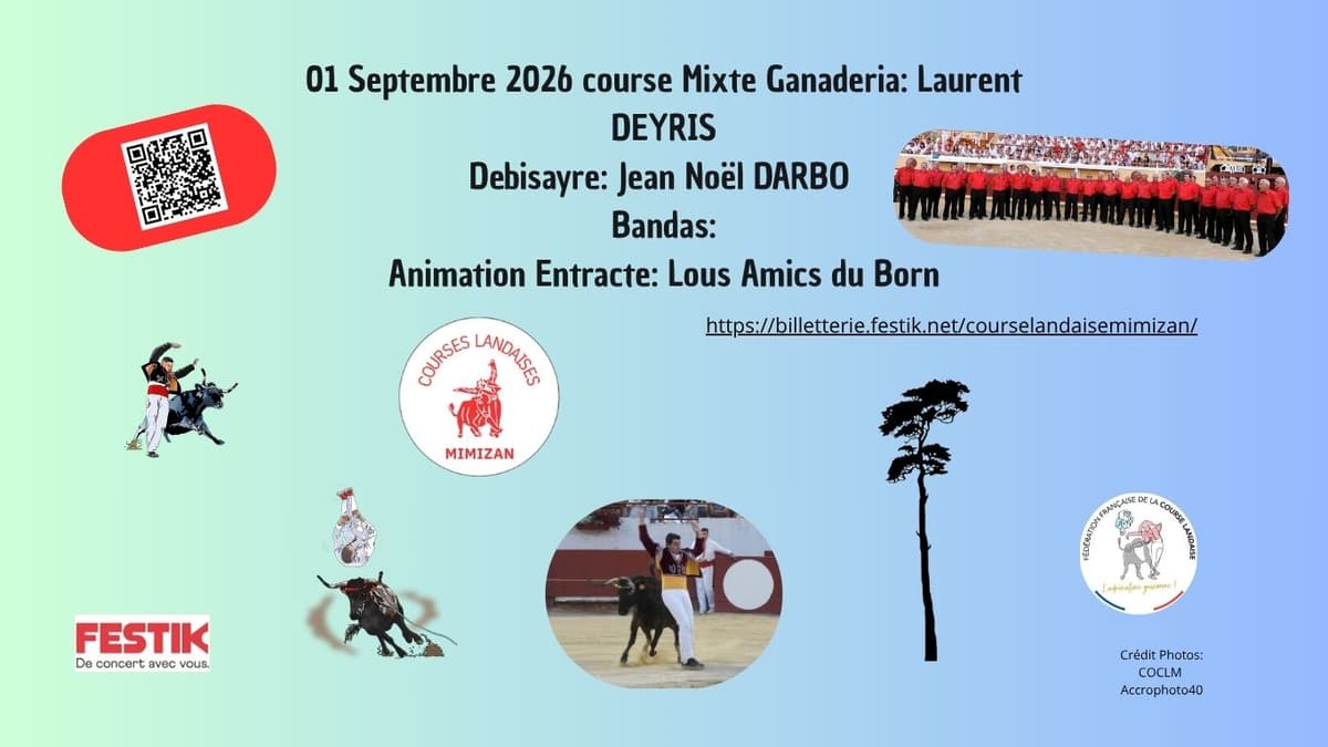 Illustration de l'événement : Course Landaise Mixte