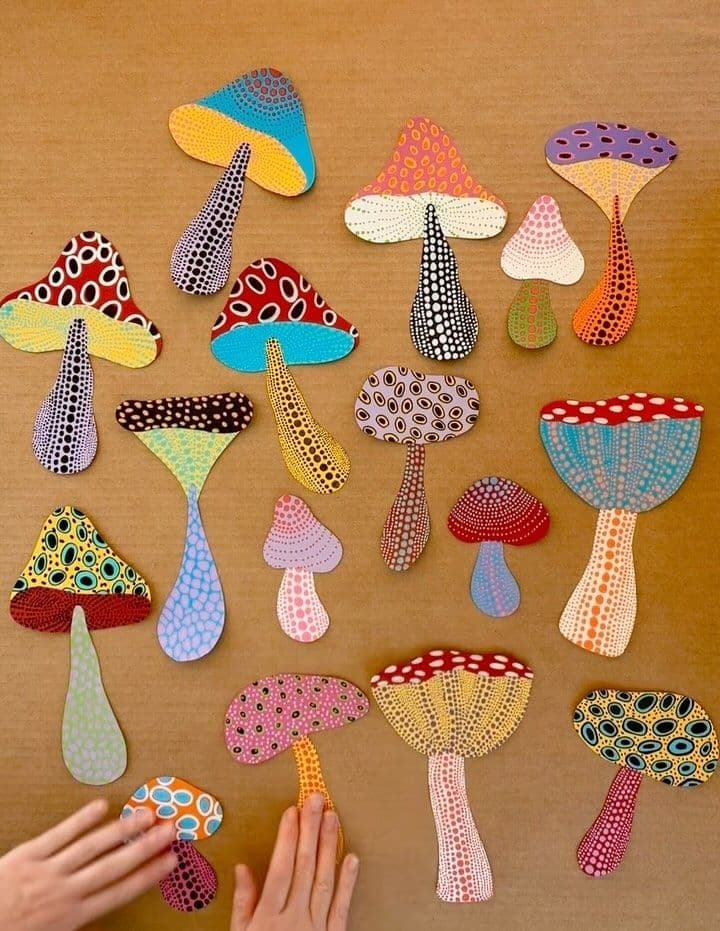 Illustration de l'événement : Atelier du samedi - Champignons façon Yayoi Kusama