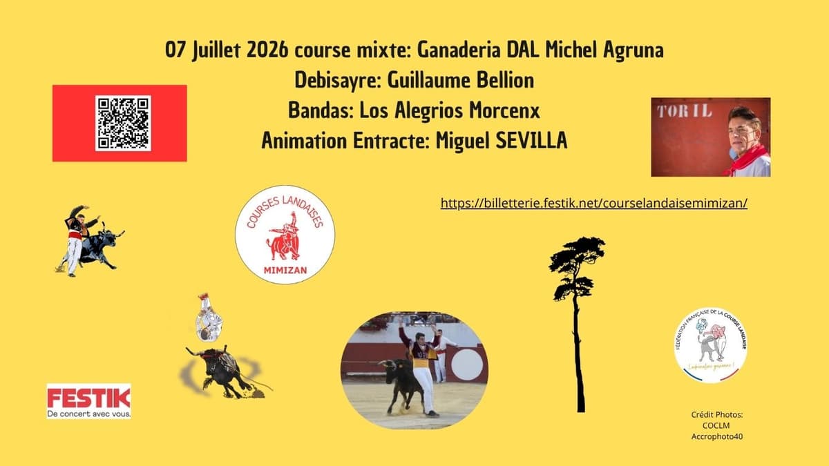 Illustration de l'événement : Course Landaise Mixte