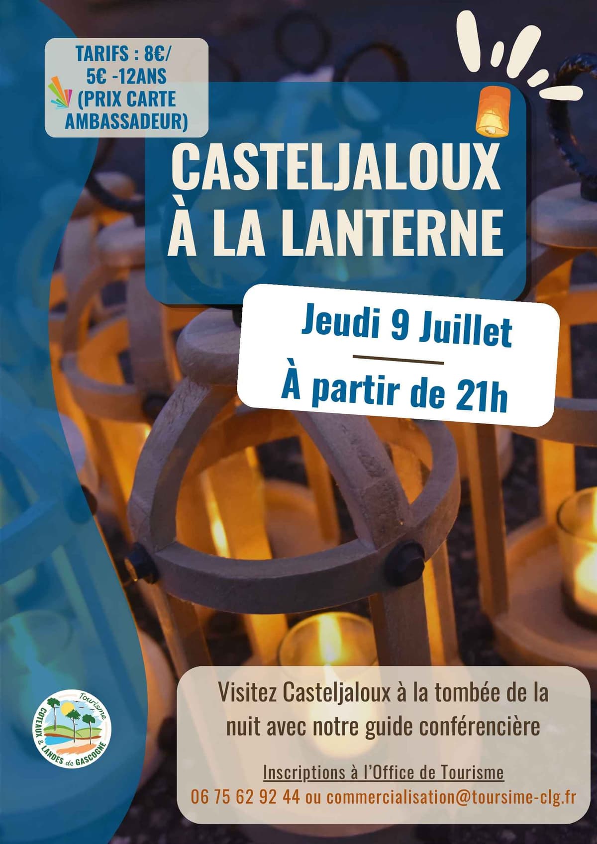 Illustration de l'événement : Visite de Casteljaloux à la lanterne