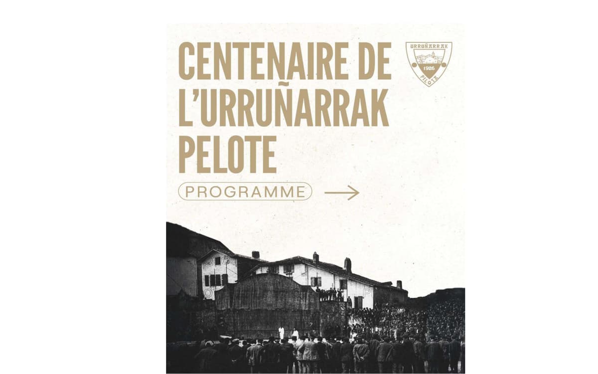 Illustration de l'événement : Centenaire de l'Urruñarrak pelote