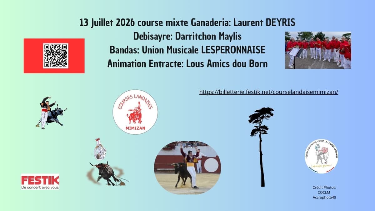 Illustration de l'événement : Course Landaise Mixte