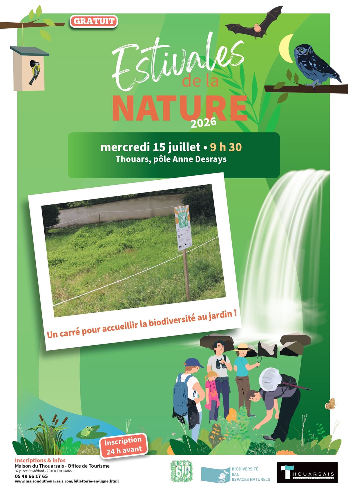 Illustration de l'événement : LES ESTIVALES DE LA NATURE : Un Carré pour accueillir la Biodiversité au Jardin !