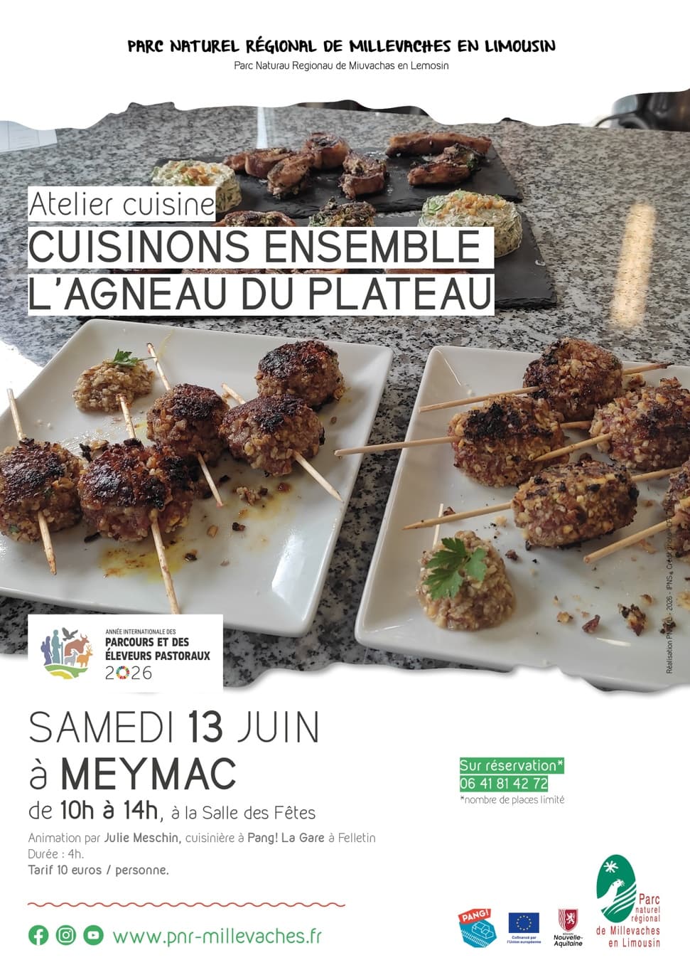 Illustration de l'événement : Cuisinons ensemble l'agneau du plateau