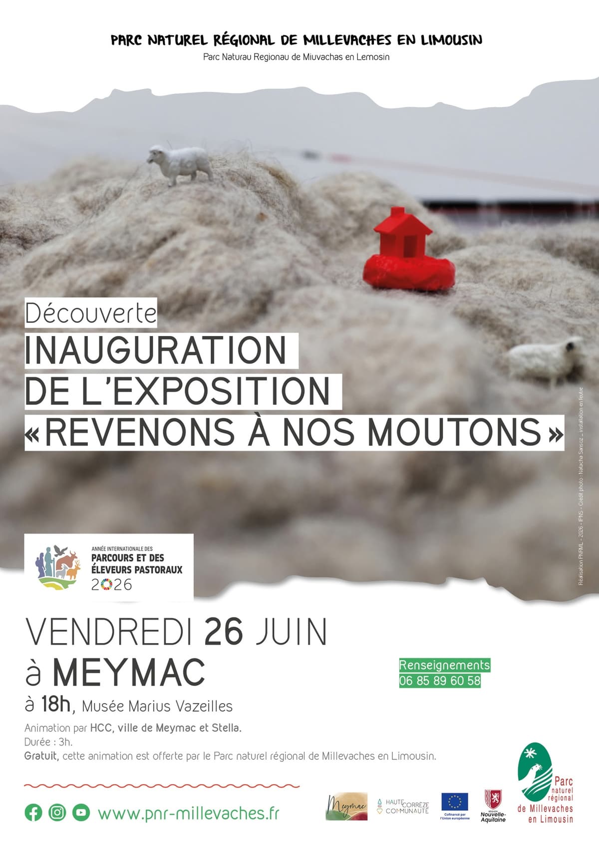 Illustration de l'événement : Inauguration de l'exposition "Revenons à nos moutons"