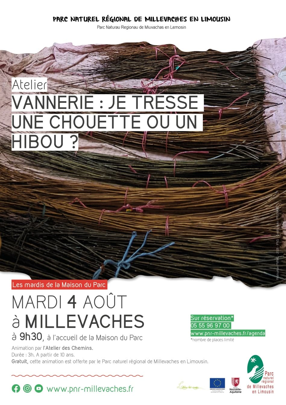Illustration de l'événement : Atelier je tresse une chouette ou un hibou?
