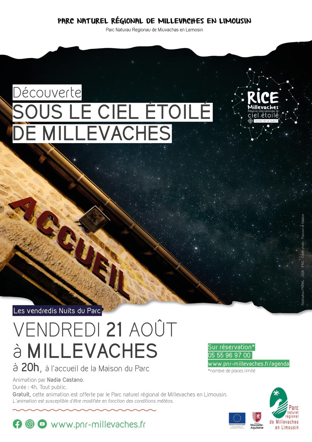 Illustration de l'événement : Sous le ciel étoilé de Millevaches