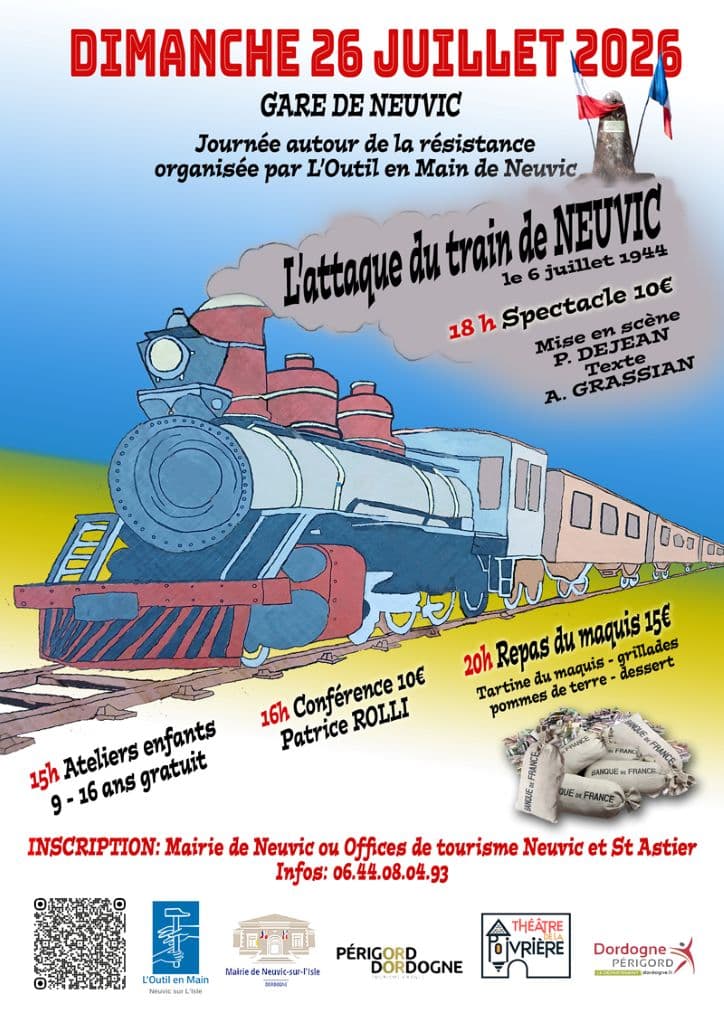 Illustration de l'événement : Reconstitution historique : l'attaque du train des milliards de la Résistance