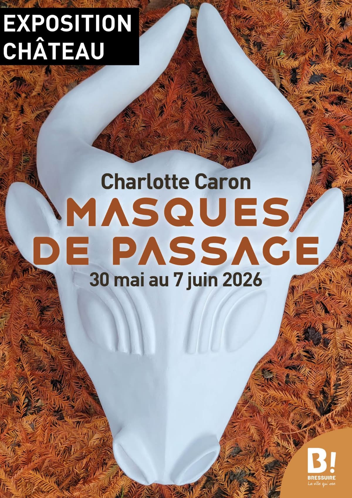 Illustration de l'événement : Exposition - Masques de passage de Charlotte Caron