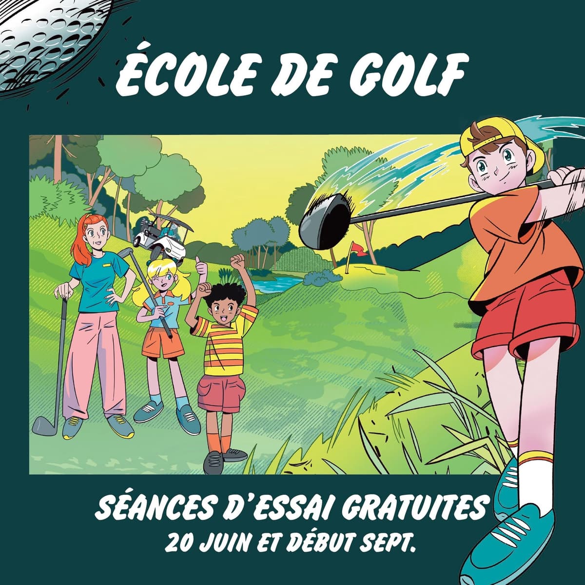 Illustration de l'événement : Portes ouvertes au golf de Bressuire