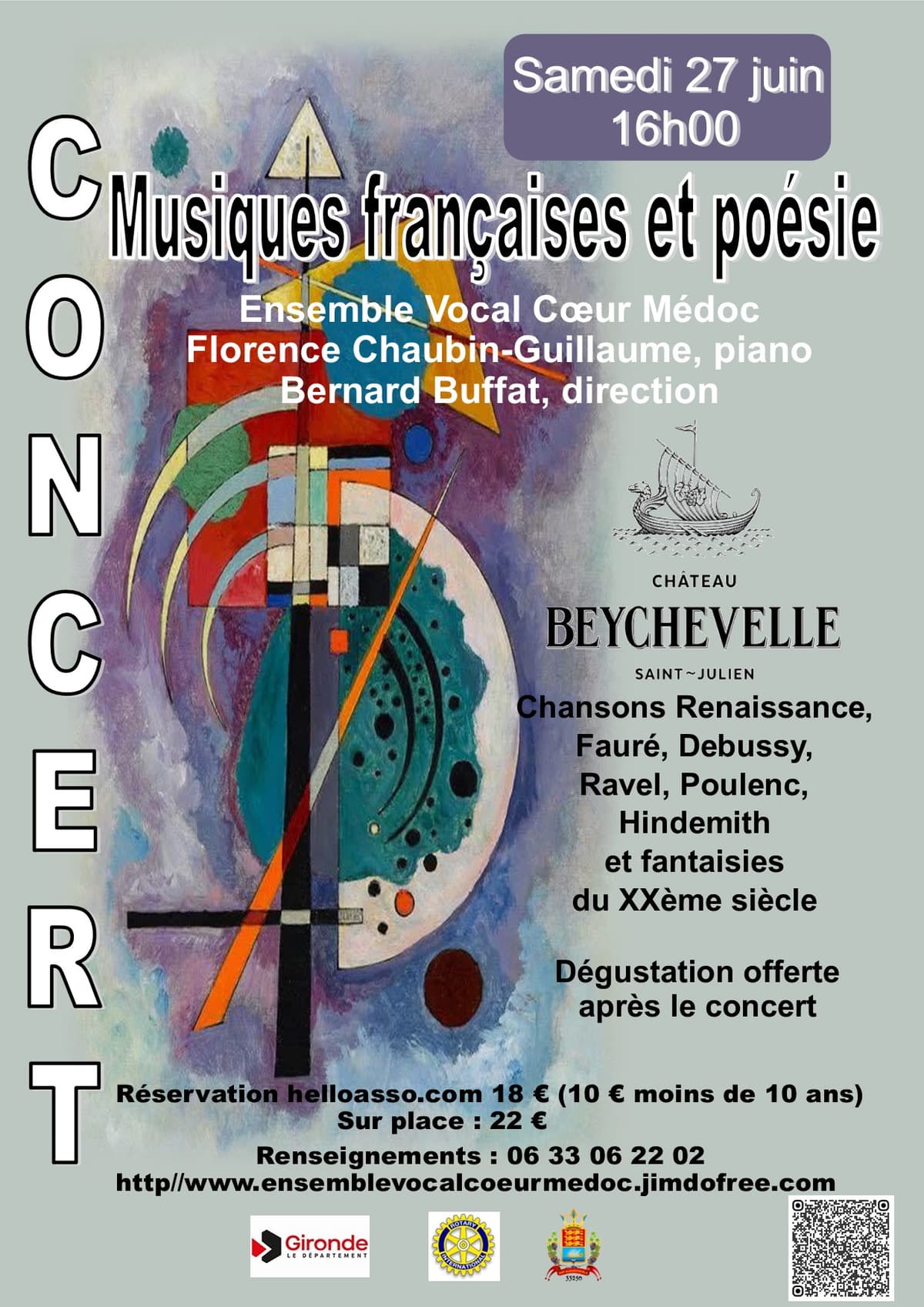Illustration de l'événement : Concert de l'Ensemble Vocal Cœur Médoc