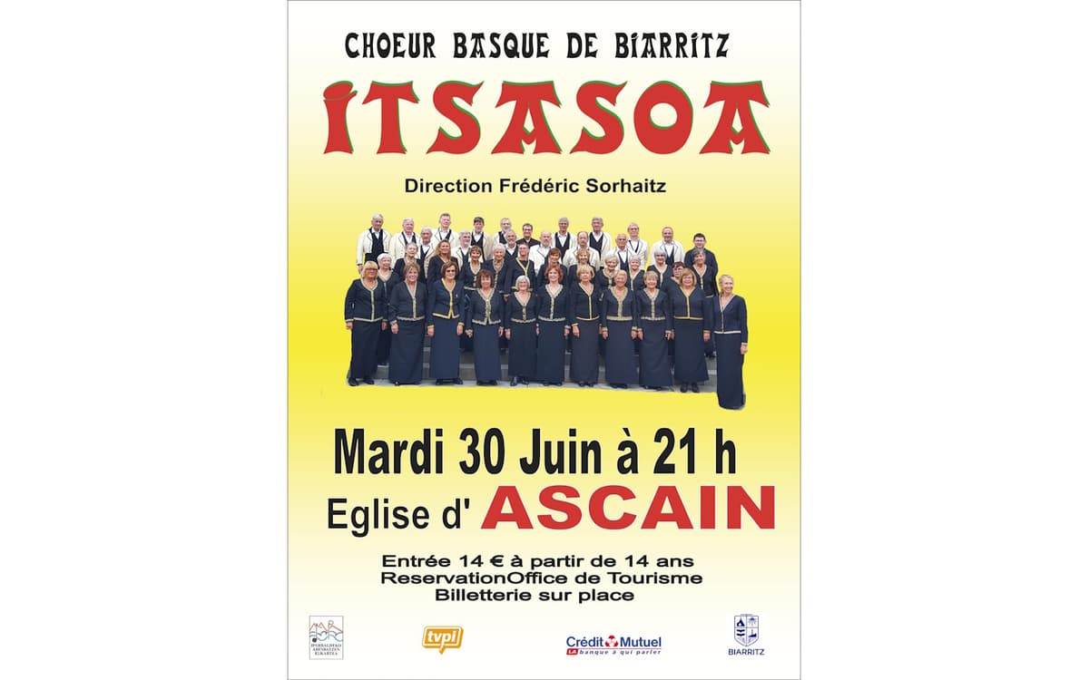 Illustration de l'événement : Concert de chants basques avec le chœur mixte Itsasoa