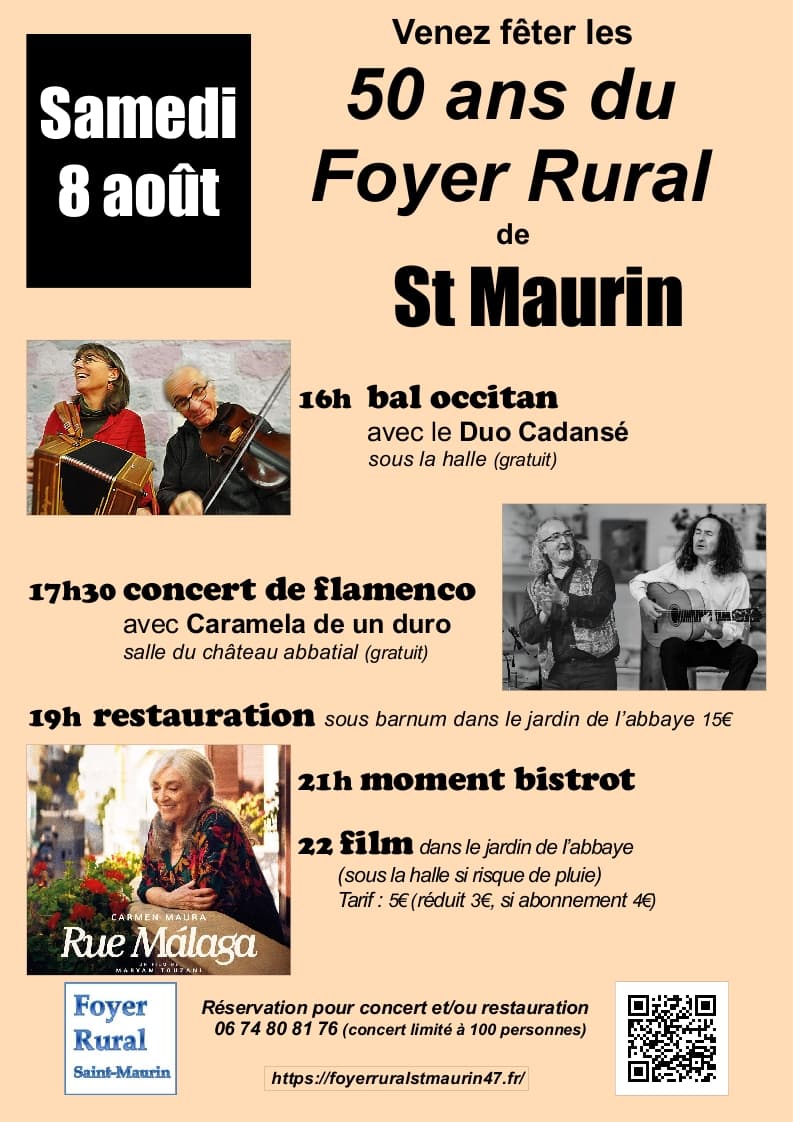 Illustration de l'événement : Les 50 ans du Foyer rural de Saint-Maurin