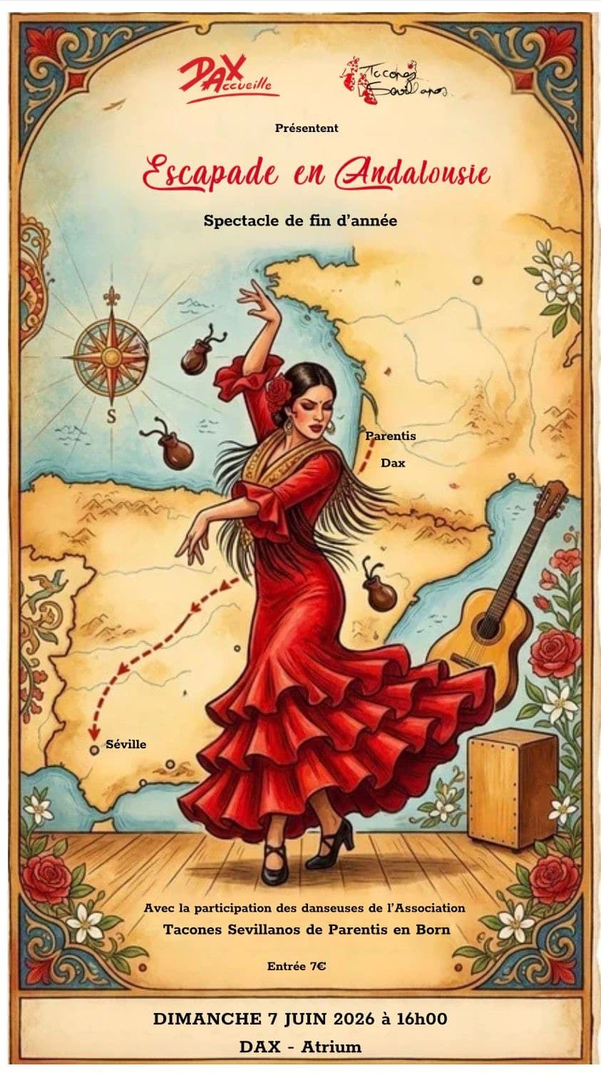 Illustration de l'événement : Spectacle danse : Escapade en Andalousie
