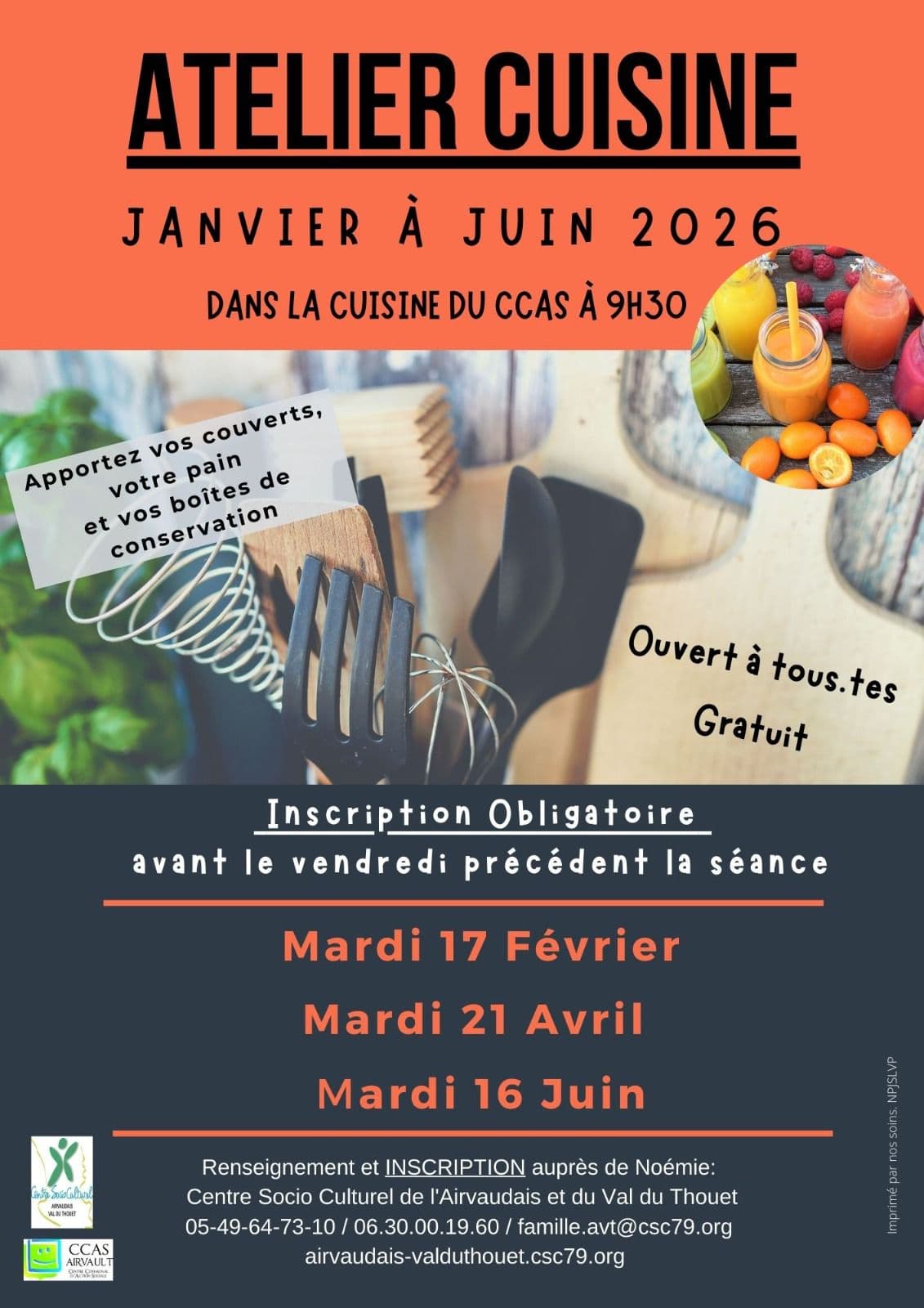 Illustration de l'événement : Atelier cuisine