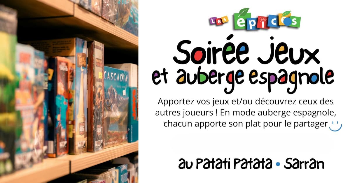 Illustration de l'événement : Soirée jeux - Auberge espagnole