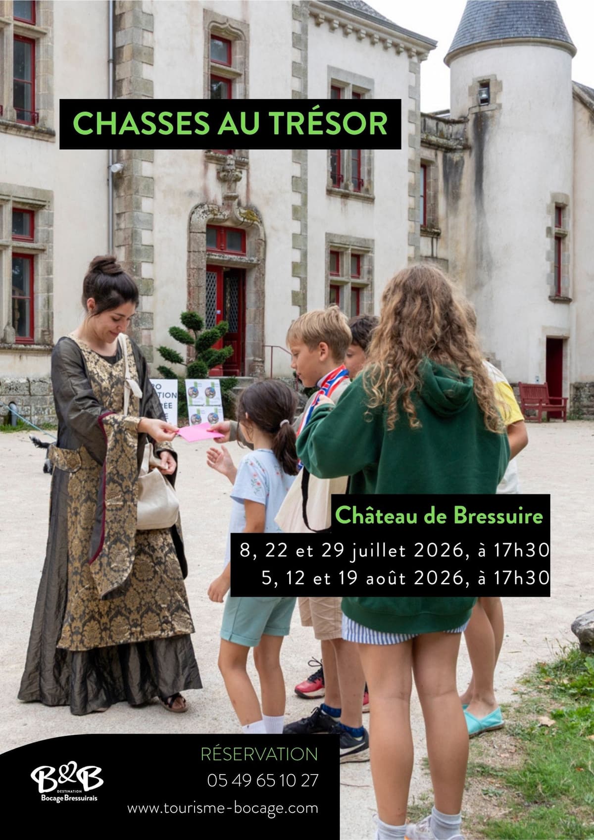 Illustration de l'événement : Chasse au trésor au château de Bressuire