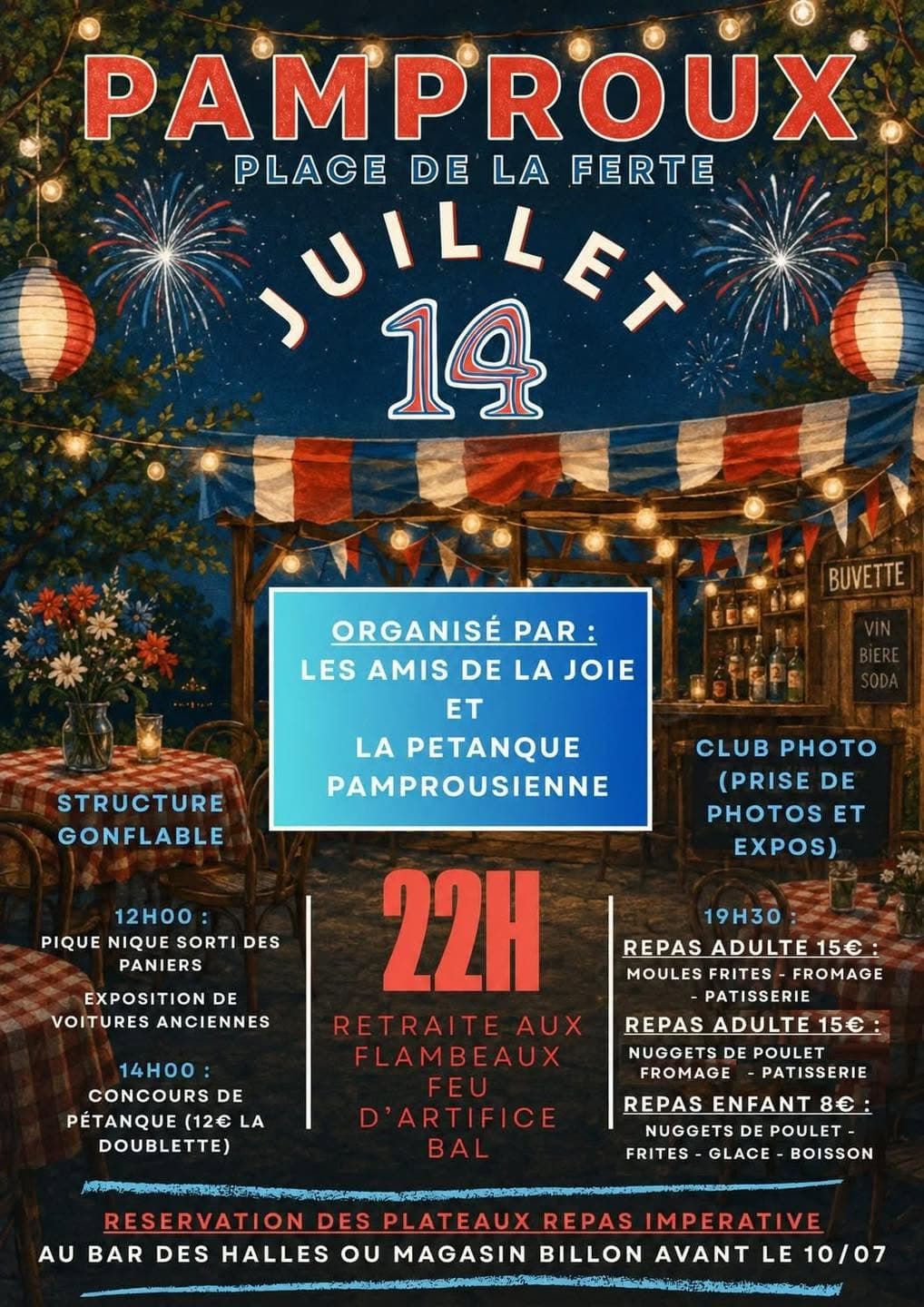 Illustration de l'événement : 14 juillet à Pamproux