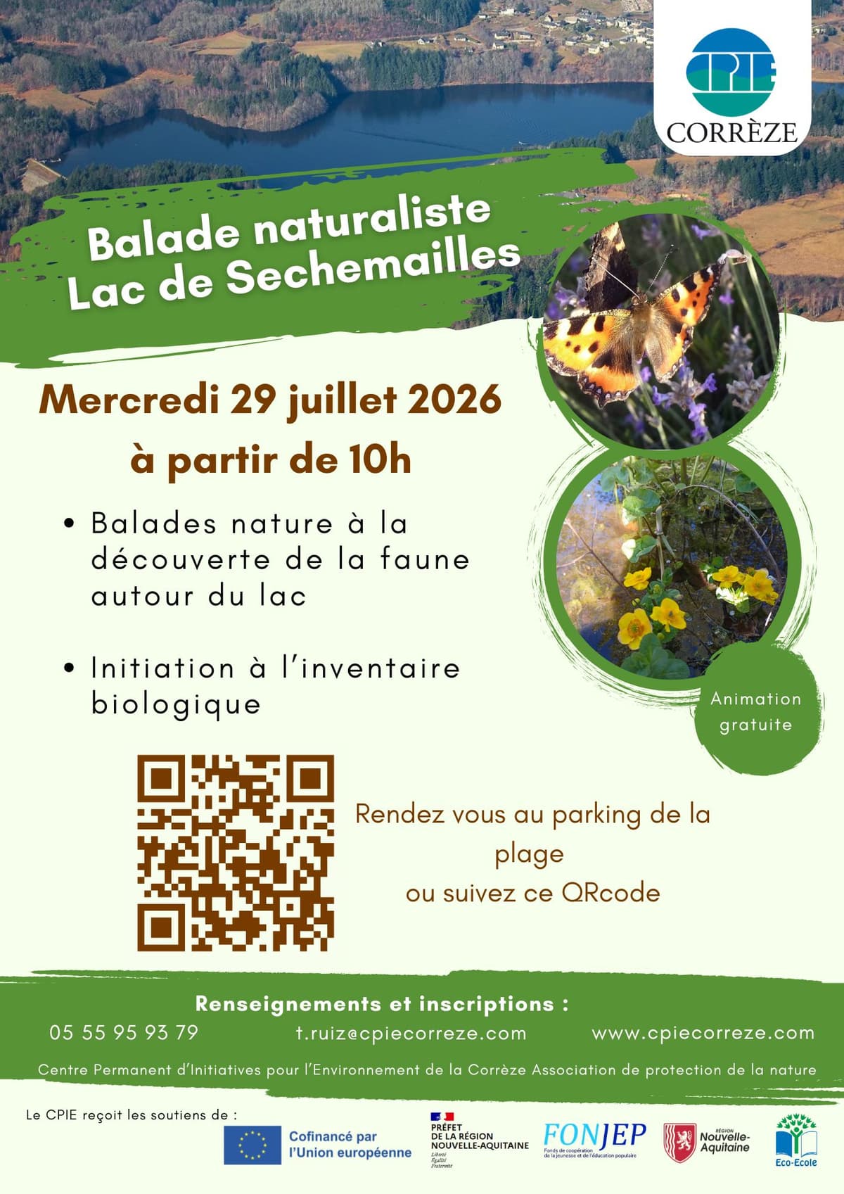 Illustration de l'événement : Balade naturaliste au lac de Séchemaille
