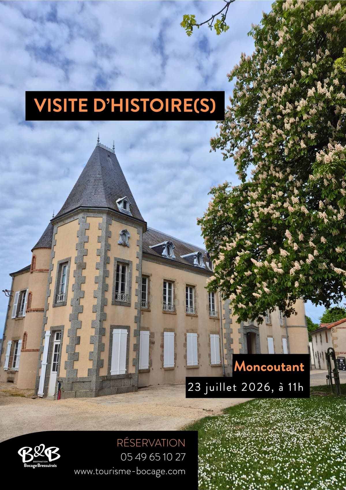 Illustration de l'événement : Visites d'histoire(s) - Le centre-bourg depuis la Révolution
