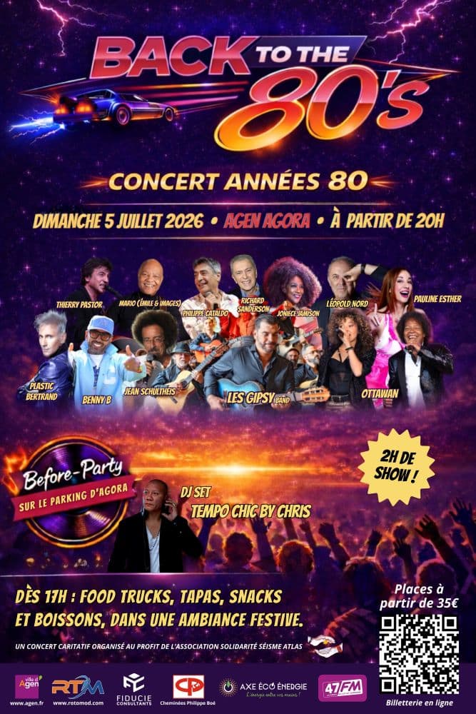 Illustration de l'événement : Concert : "Back to the 80's"
